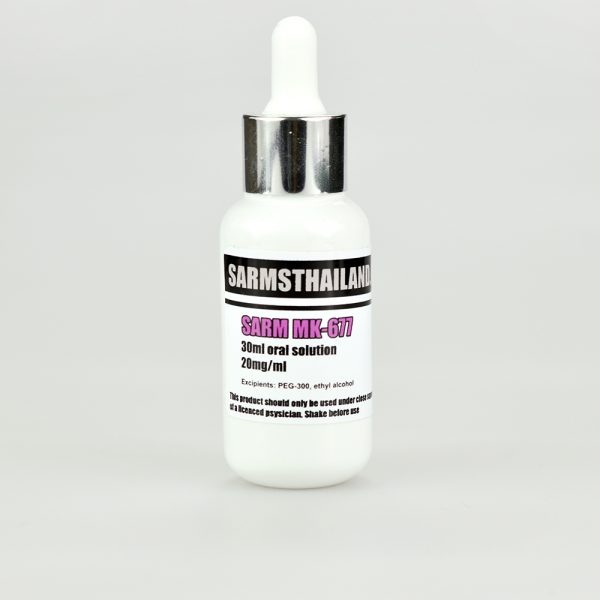 MK-677 Ibutamoren 20 mg/ml liquid bottle