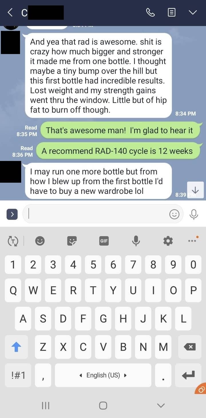 Rad 140 Sarms Thailand Review